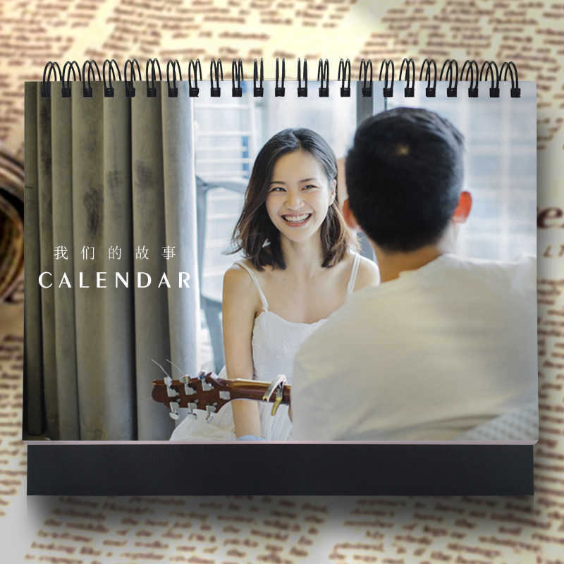 2022 Desk Calendar Custom Simple Custom Printed Photo Diy Photo Album Homemade To Figure Making Customized Day and Month Calendar