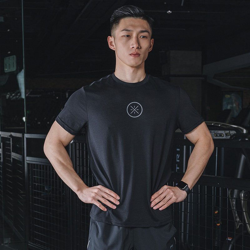 Li Ning short-sleeved men's sports T-shirt loose and quick-drying Xia Wade 2020 fitness clothes breathable running half-sleeve top