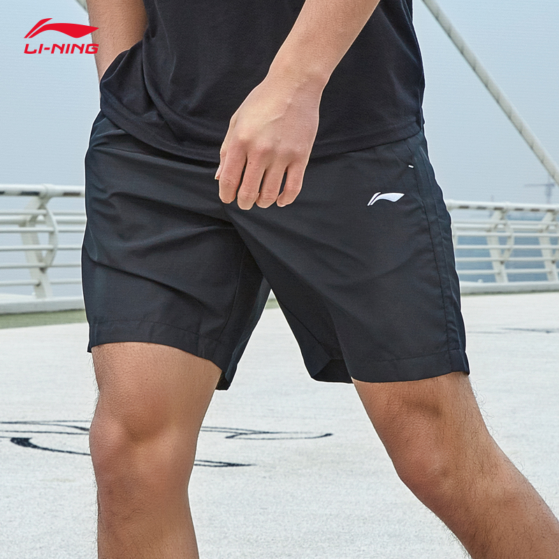 Li Ning shorts men's quick-drying loose and breathable 2022 summer new official fashion casual running fitness pants