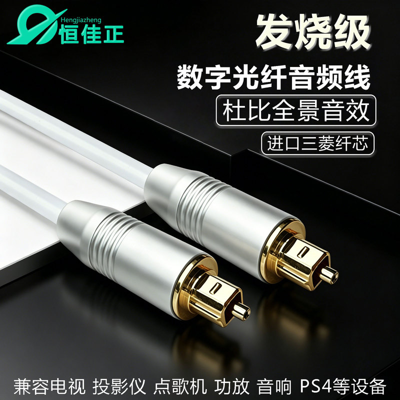 Manufacturer 2m Toslink Tv Optical Fiber Audio Cable 20.3m Projector Audio Amplifier Connection Spdif