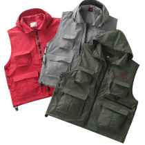 China Photographers Association Photography Vest vest Quick Dry Hood Outdoor Leisure Men and Women