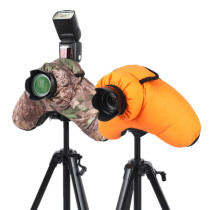 New thickened SLR camera cold cover warm cover camouflage camera cold cover warm waterproof and dustproof
