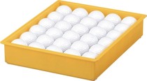 Ex-gratia Golf Bottling Box Yellow 30 Grain Brand New ABS Plastic Loaded Ball Basket Serve Box Quality Assurance