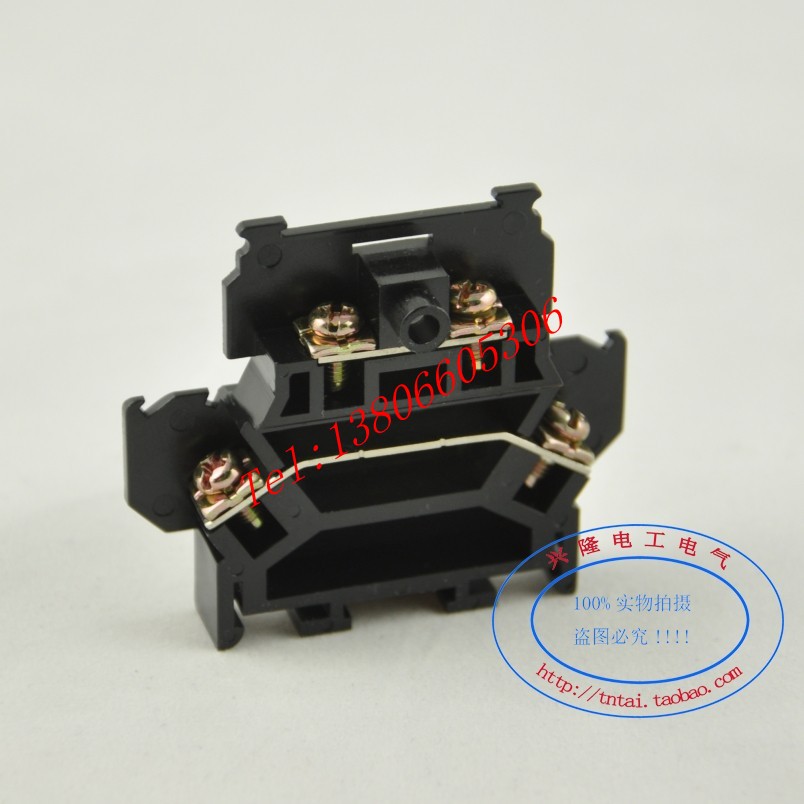 TBD-20A double layer wiring end sub-bench provincial space free rail combined wiring terminal terminal disc copper