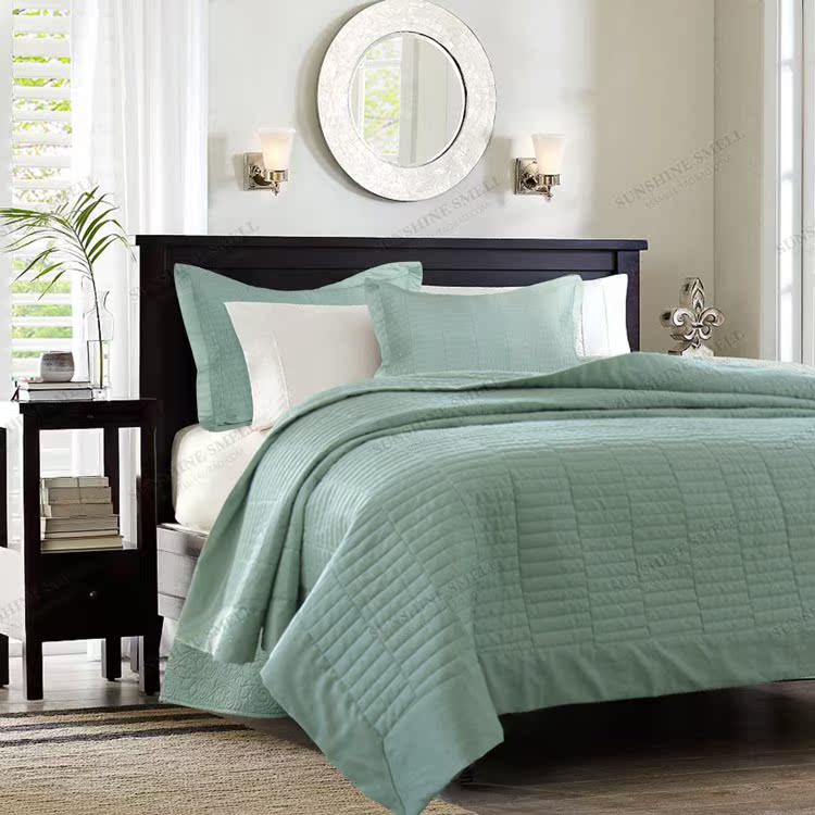 Bông satin chần bằng giường bao gồm ba bộ mùa xuân và mùa hè bông American mùa xuân và mùa hè giường quilted tờ điều hòa không khí