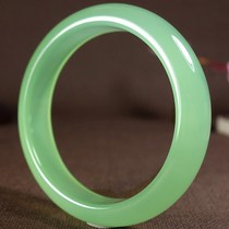 Agate green jade bracelet Jade women fashion jade bracelet grape color green bracelet natural A bag