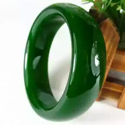 Hetian jade bracelet wide bracelet with certificate Hetian Jade Jasper bracelet Xinjiang jade bracelet children's bracelet