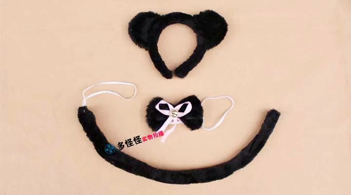 Hiệu suất hóa trang cung cấp tiệc bên đạo cụ cosplay thủ công headband sang trọng động vật ba mảnh thiết lập - Sản phẩm Đảng / Magic / Hiệu suất