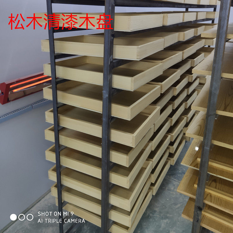 Peach crisp cabinet wooden plate pastry cabinet wooden tray display cabinet wooden tray wooden tray peach crispy cabinet wooden tray bread tray