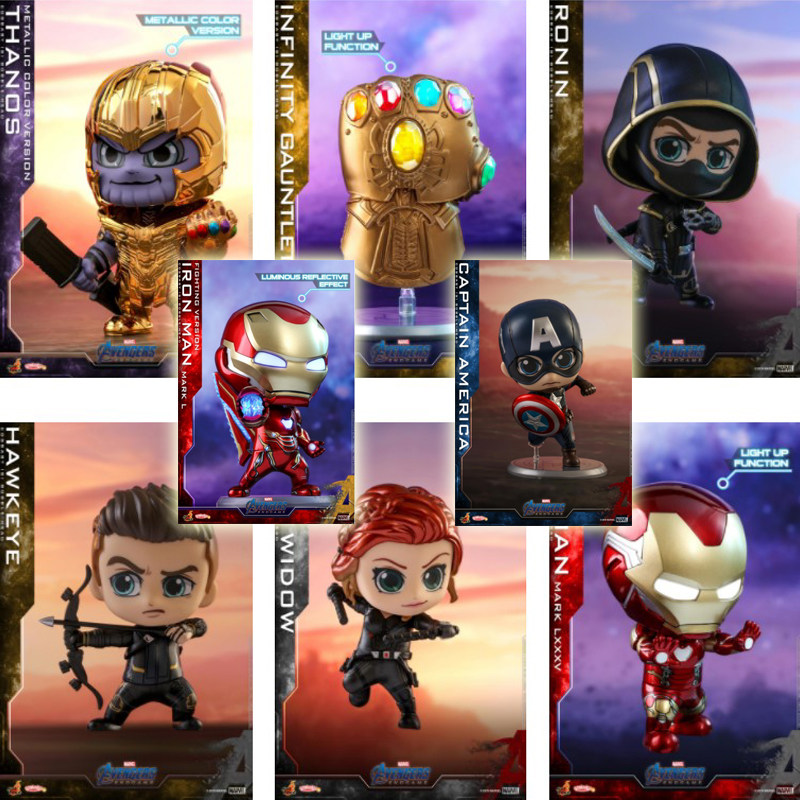 hottoys Fu Lian cosbaby Black widow Iron Man mk85 model Avengers mk50 model q edition