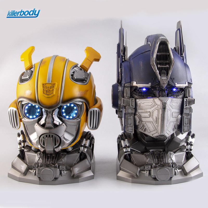 Killerbody Millennium Mecha Optimus Prime Bumblebee Helmet Special Base Transformers Mask Ornament Killerbody Millennium Mecha Optimus Prime Bumblebee Helmet Special Base Transformers Mask Ornament