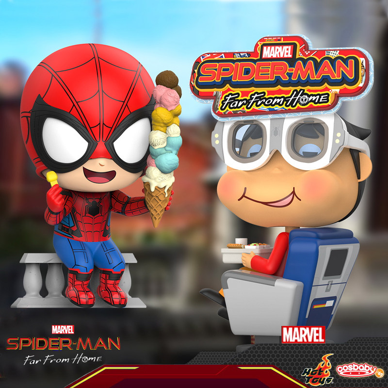 Spot Hot Toys HT Q version Spiderman movie boy MOVBI cosbaby man puppet model