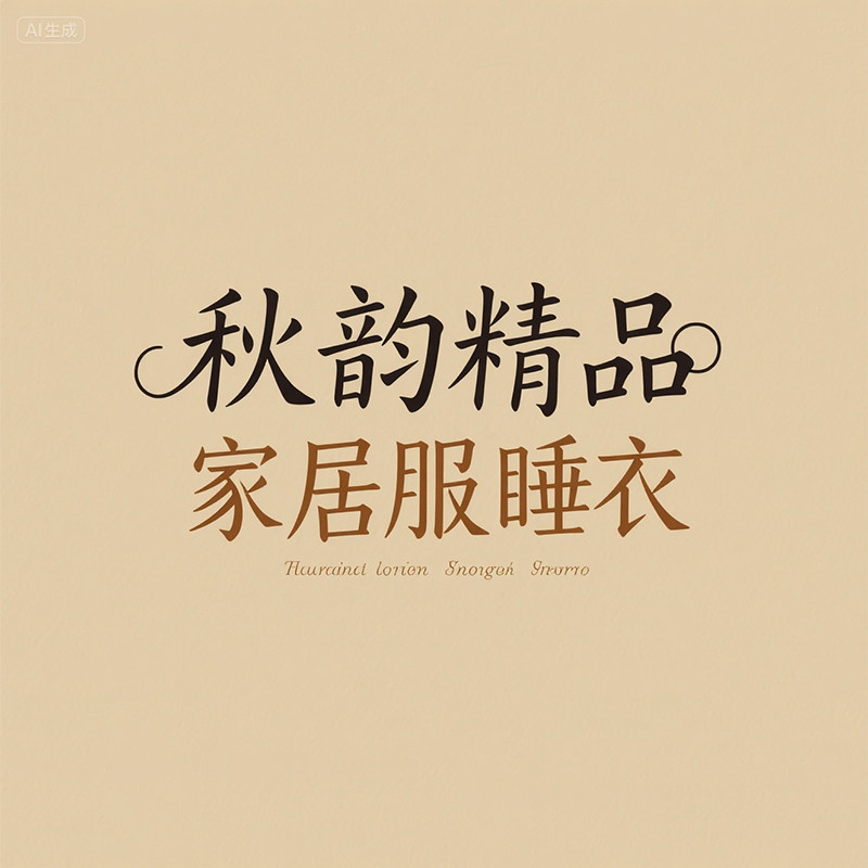 秋韵精品睡衣家居服