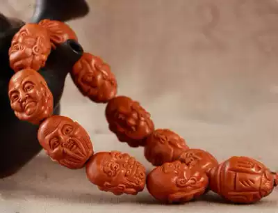 Natural olive core carving 18 arhands hand olive Hu 18 arhart hand carving