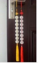 Natural eight white jade pendant in addition to filth resolve toilet flush door children will be surprised to receive God lucky peace pendant