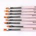 Nail pen hoa mẫu bút màu vẽ cọ răng cưa hoa móng tay vẽ bút thực hành bộ công cụ bộ làm móng 12 món Công cụ Nail