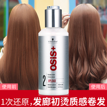 Schwarzkopf Elastin womens curl care After perm Moisturizing volume styling Long-lasting anti-frizz hair care Essential oil essence