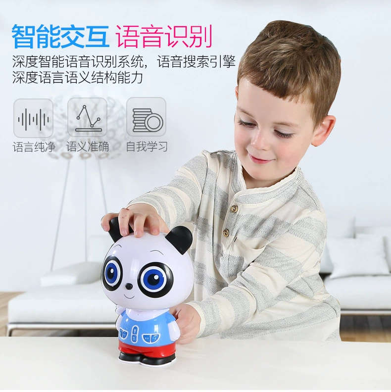 Chúc mừng Xiongbao thông minh giáo dục sớm robot sạc tải máy câu chuyện trẻ em thông minh trò chuyện âm nhạc đám mây đồ chơi trẻ con