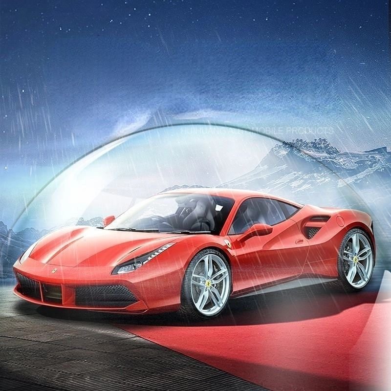 Imported Pet Car Color Change Film, Ultra-Bright Piano Black Warrior, Full Body Car Roof Motorcycle Color Change Modification Film