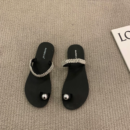 Слайдеры, тапочки, обувь, летние сандалии, французский стиль, коллекция 2023, изысканный стиль