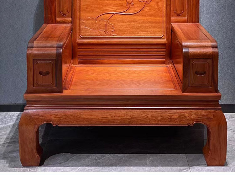 товар из китая 大果紫檀红木沙发客厅全套组合缅甸花梨木新中式实木沙发红木家具 OTHER