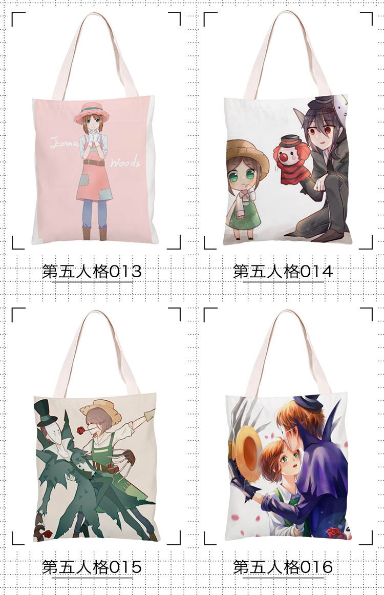 Tùy chỉnh anime thứ năm cá tính vải tote túi túi đeo vai nam và nữ sinh viên gia sư túi túi nhân dân tệ thứ cấp xung quanh - Carton / Hoạt hình liên quan hình sticker cute