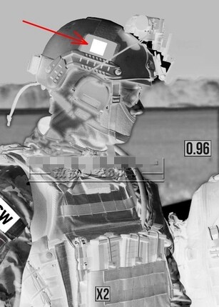 USGI Seal SEAL IFF-980 Cellular IR Enemy I recognize infrared reflex block