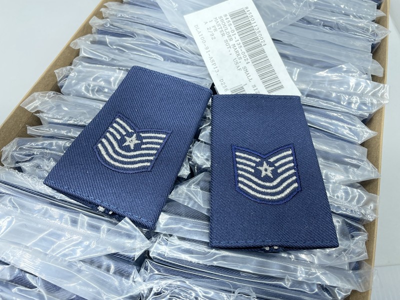 American Public Hair USGI USAF E-7 Army Chief Shoulder Badge