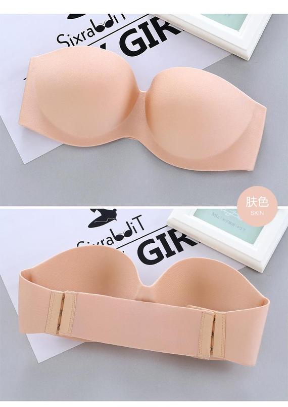 Thắt lưng quây tập hợp chống trượt chống trượt đồ lót ở mặt sau của Hoa Kỳ trở lại váy cưới ngực dính ống hàng đầu áo ngực cứu trợ vô hình đồ lót hàng hiệu