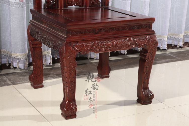 Bàn ăn gỗ hồng mộc đỏ Lào Dongyang Ming và Qing kết hợp đồ nội thất bằng gỗ gụ cổ điển - Bộ đồ nội thất bộ bàn ghế phòng khách