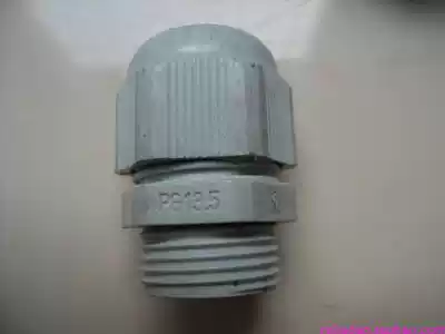 Plastic waterproof connector PG13 5 available through cable diameter D6-12mm gray white Black