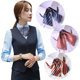 Adult striped bow tie ladies professional decoration bank hotel work clothes shirt tooling collar flower 4S shop bow