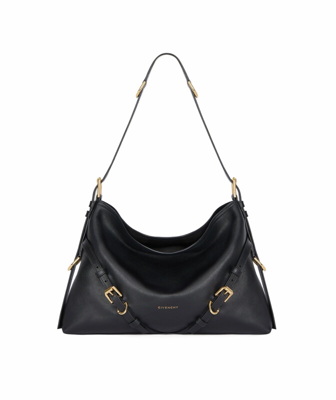 Givenchy Women's Black Medium Voyou Calfskin Shoulder Tote Bag