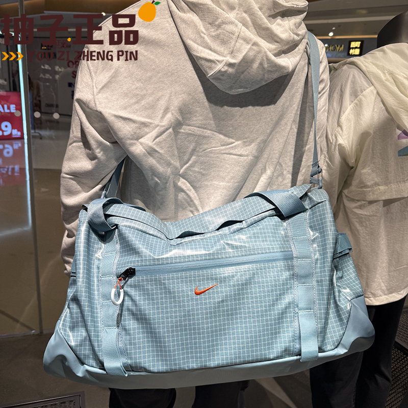 Nike Outdoor Waterproof Training Fitness Large-Capacity Storage Shoulder Crossbody Sports Handbag Dj9680-464