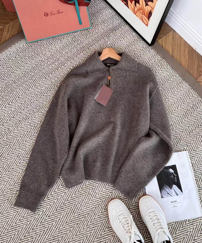 Autumn and Winter New Lp Italian Old Money Style Lapel Pullover Sweater for Men, Casual Versatile Light Luxury Loose Wool Knitwear Autumn and Winter New Lp Italian Old Money Style Lapel Pullover Sweater for Men, Casual Versatile Light Luxury Loose Wool Knitwear
