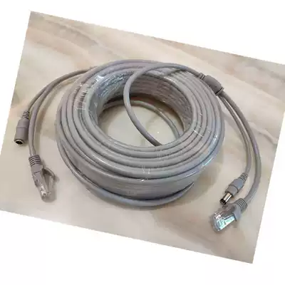 Outdoor two-in-one network monitoring with power supply integrated camera network route video transmission extended finished Cable