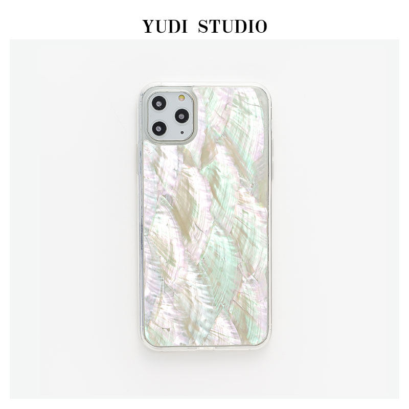 Bow Qian Yi Tongan Apple 13 mobile phone protection shell Huawei p50 natural Sichuan fritillary shells apply 12promax anti-fall