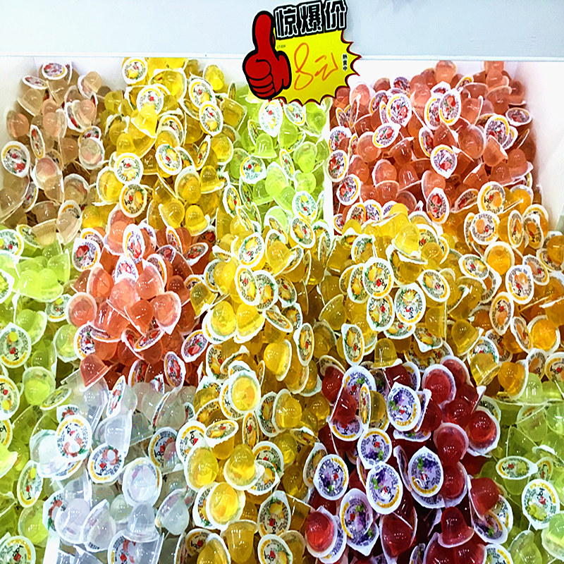 Xizhiro jelly 8 flavors fruity jelly water jelly bulk 5kg 10kg whole box of small jelly multi-flavor mixed