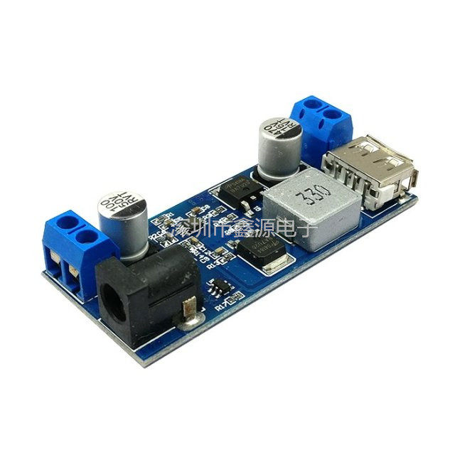 XY-3606 DC-DC降压电源模块 24v/12V转5V 5A电源转换器LM2596S