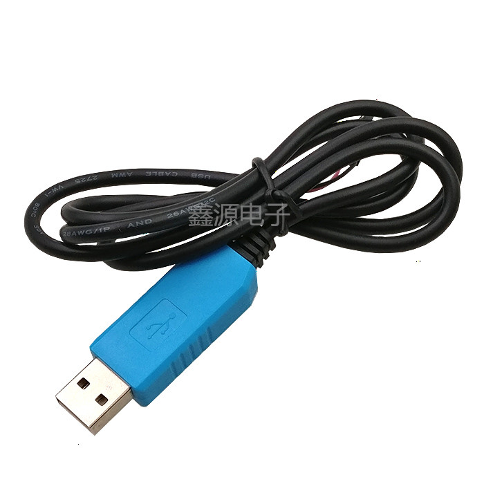蓝色 PL2303TA USB转TTL RS232模块升级模块USB转串口下载线