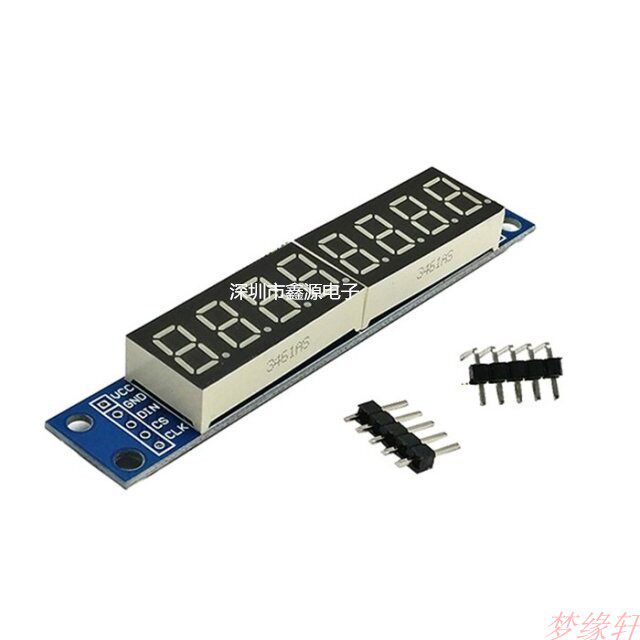 8位数码管显示模块MAX7219 LED显示 支持级联八位串行3个IO口控制