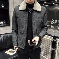 A D Hepburn lamb suede jacket male spring autumn season 2021 New trendy casual leather jacket mens jacket