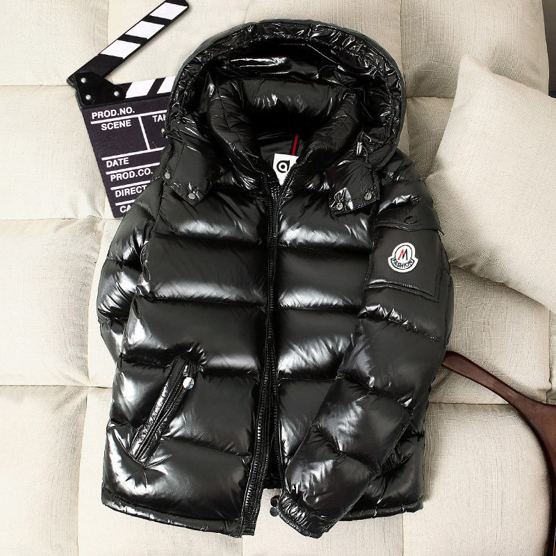 Bright face down clothes Men's short section 2021 New trendy exploits handsome gas surfacing winter lovers light and thin thickened jacket