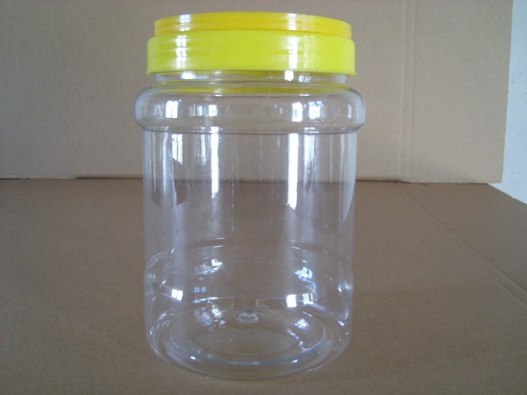 Cartons 48 3000g round hand cover 3000 grams PET honey bottle plastic bottle salted vegetable bottle Aquatic bottle