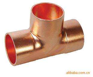 Copper three - way copper pipe swelling three - way T - type copper - type copper - triplex cooling copper accessories 6 35 - 55