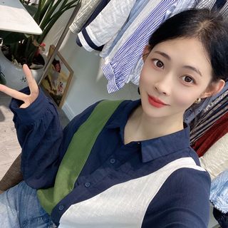 2025 sugar in your pocket shirt collection autumn and winter new style pure cotton versatile long sleeve shirts for women (301-350)