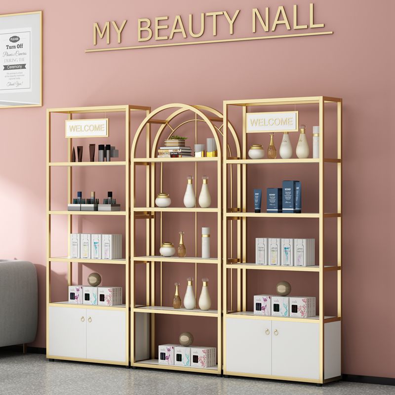 Nordic Ground Floor Shelf Beauty Home Cosmetics Exhibition Cabinet Container Medecchia Store Display Ornament Products Display Cabinet