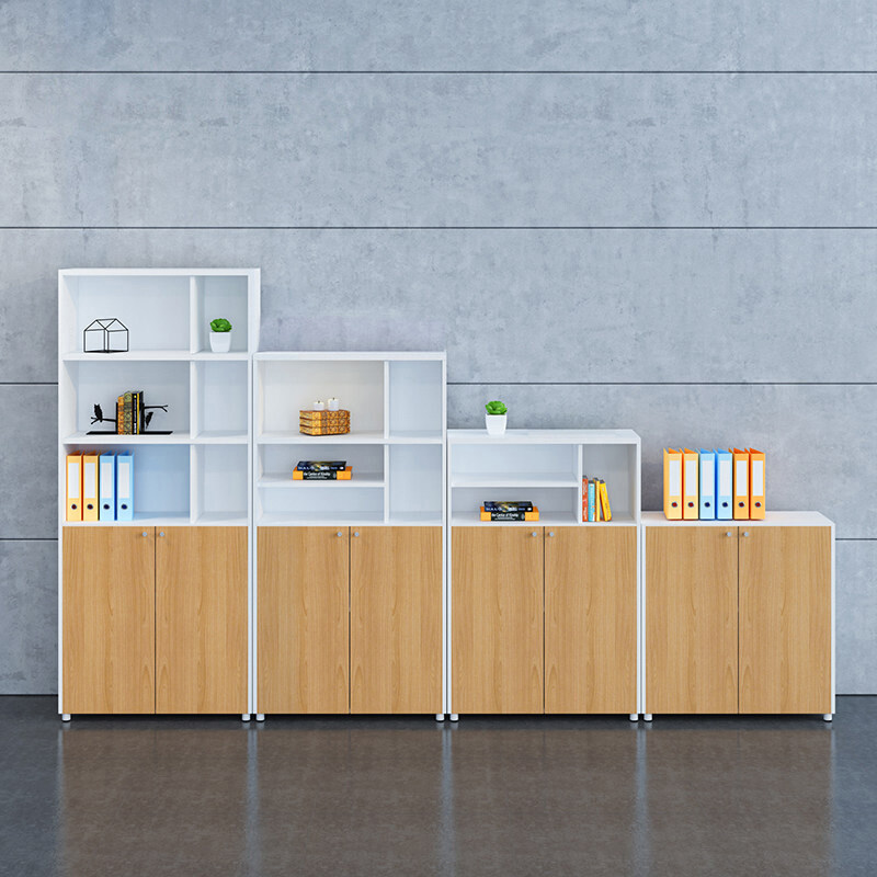 Office furniture cabinet Wooden Combined Containing Cabinet Information Cabinet Ground Tea Water Cabinet Shorter Cabinet Plate Bookcase Combination