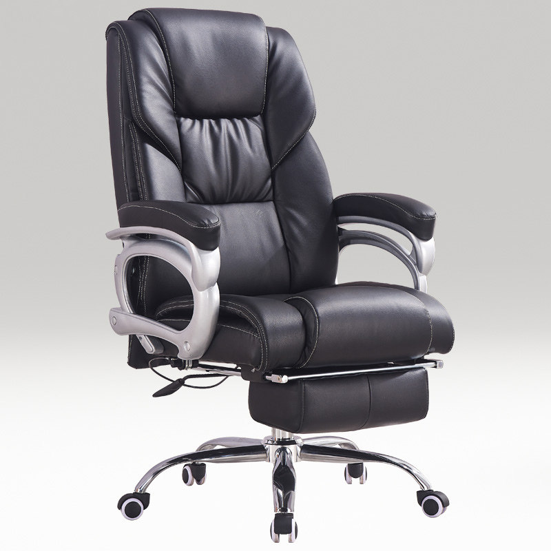 Time Jen Office Chair Large Class Chair Swivel Chair Head Chair Fashion Brief Loungable Loungable Chair Bull Leather Competent Chair
