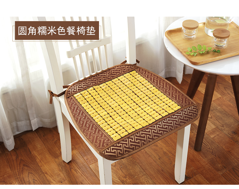 Ngọc tre mùa hè mahjong ghế ăn đệm đệm mùa hè mát pad mat sofa ghế đơn giản thoáng khí đệm văn phòng